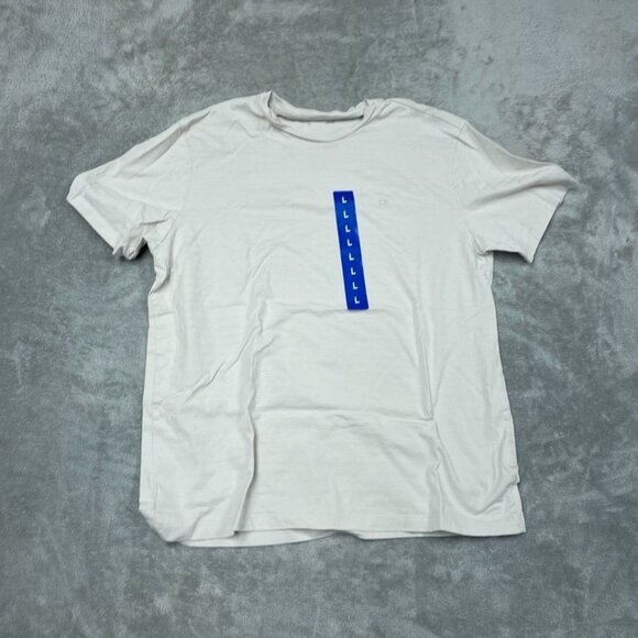 Calvin Klein Mens White Cotton T-Shirt With Embroidered Logo Size L a1141 - Picture 1 of 8